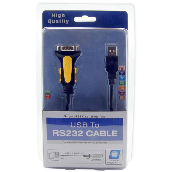 Main product image for RS232 DB-9 Male To USB ADAPTER CABLE 64132
